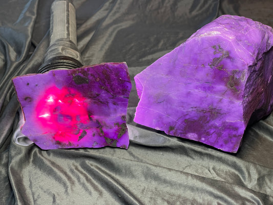 Sugilite Gel Rough SLAB 450 Carats