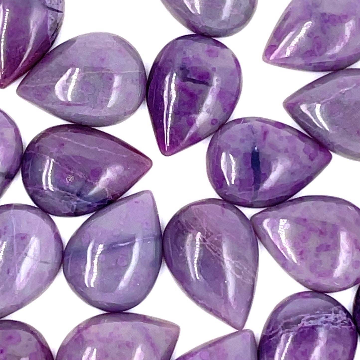 Sugilite Pear shaped Cabochon 3.5 carats