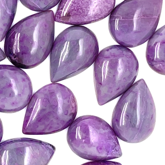 Sugilite Pear shaped Cabochon 3.5 carats