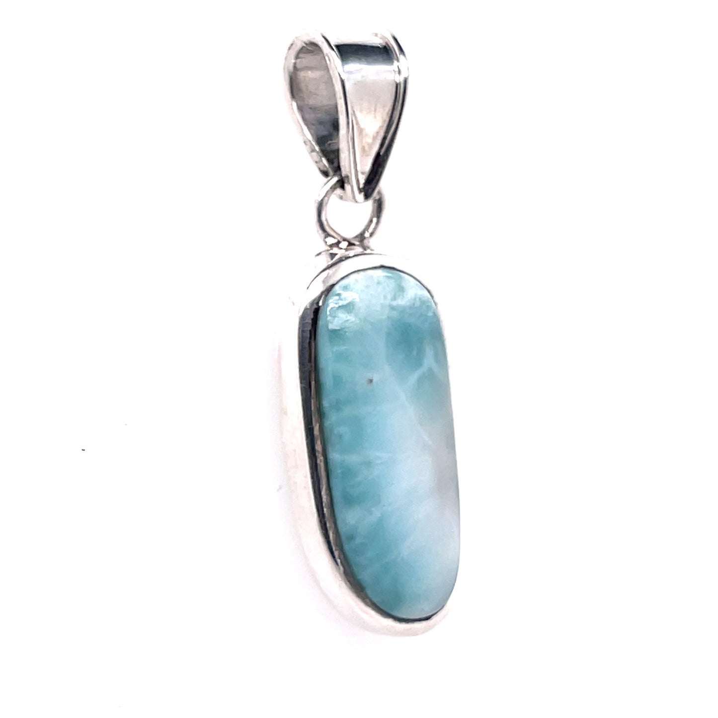 Larimar Pendant set in Sterling Silver