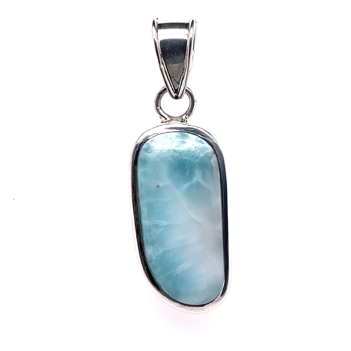 Larimar Pendant set in Sterling Silver