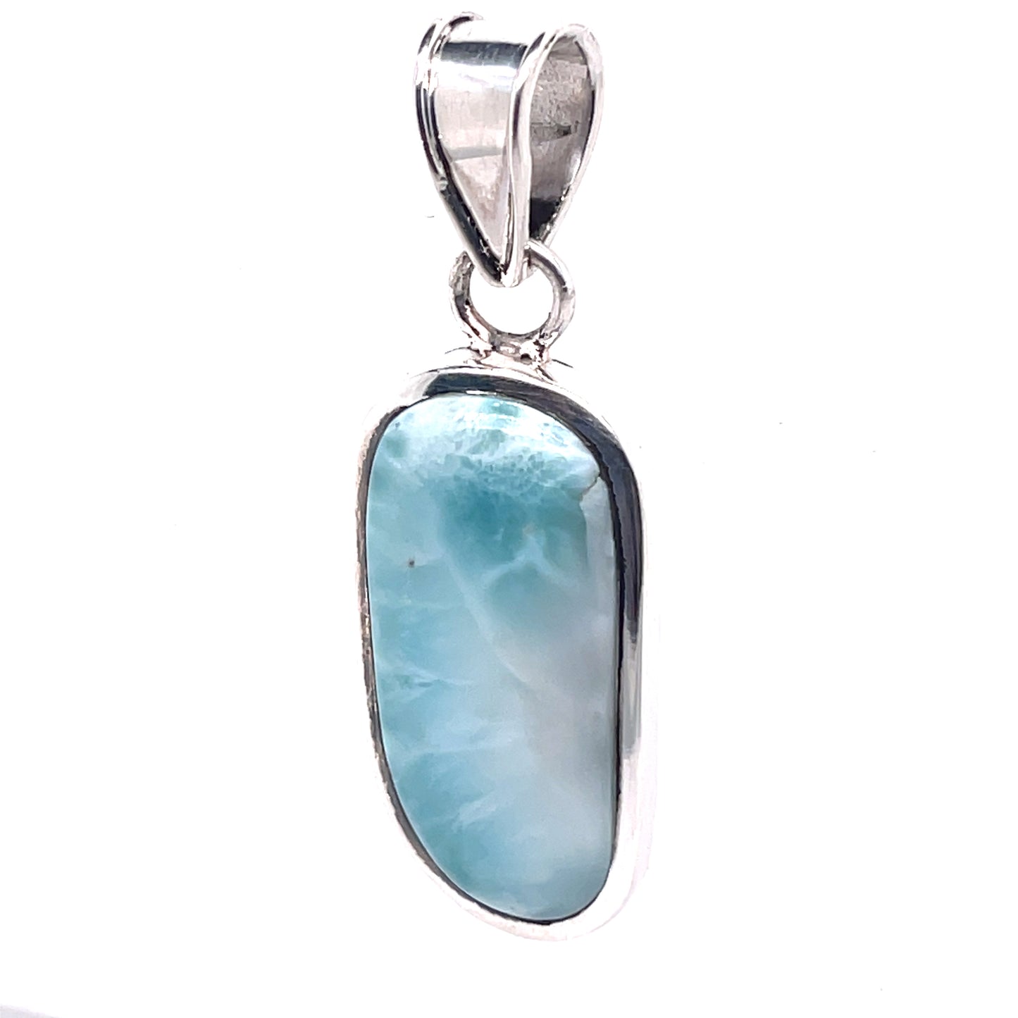 Larimar Pendant set in Sterling Silver