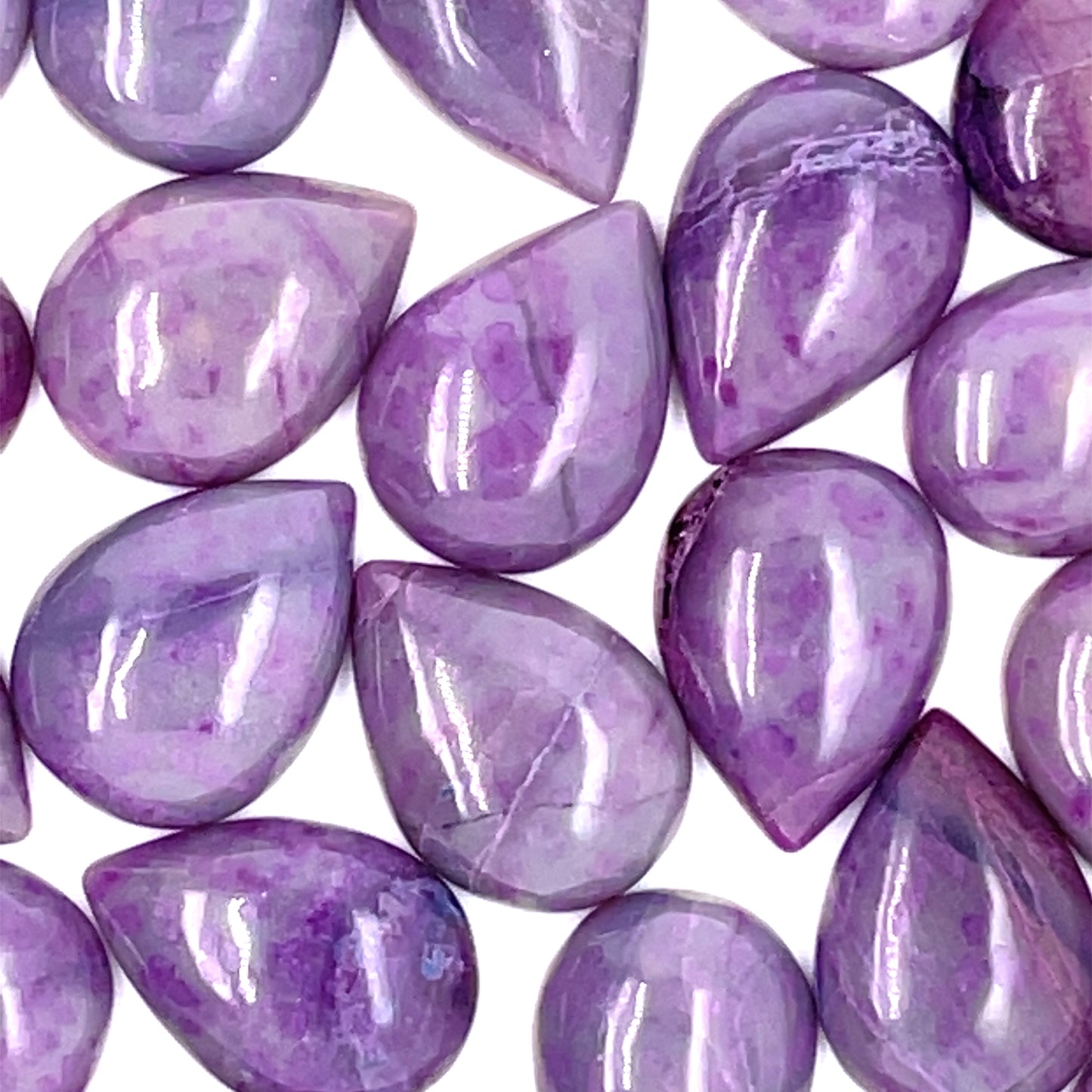 Sugilite Pear shaped Cabochon 3.5 carats