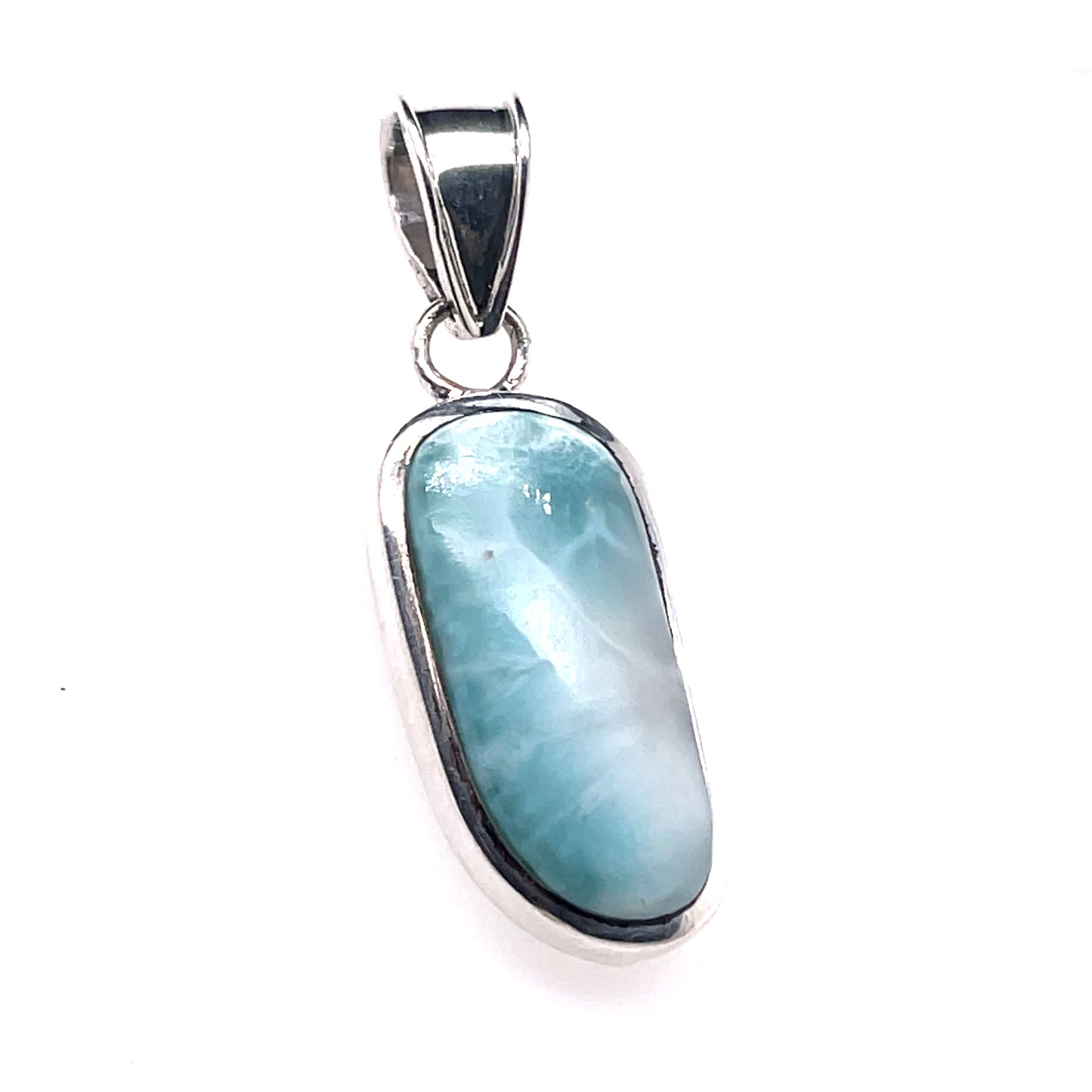 Larimar Pendant set in Sterling Silver