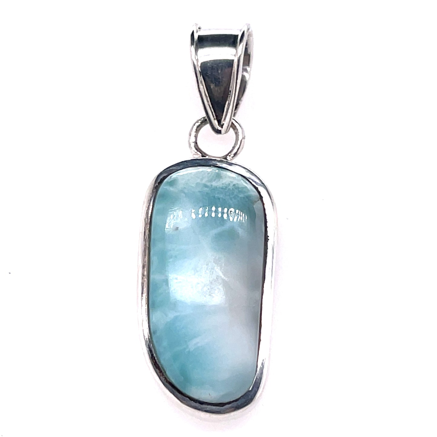 Larimar Pendant set in Sterling Silver