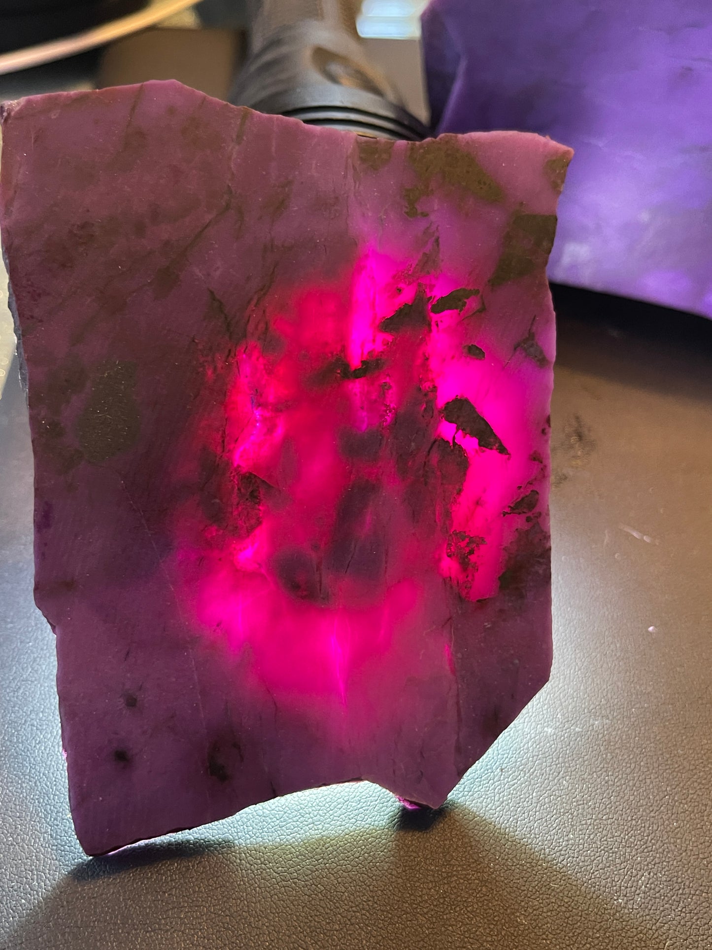 Sugilite Gel Rough SLAB 450 Carats