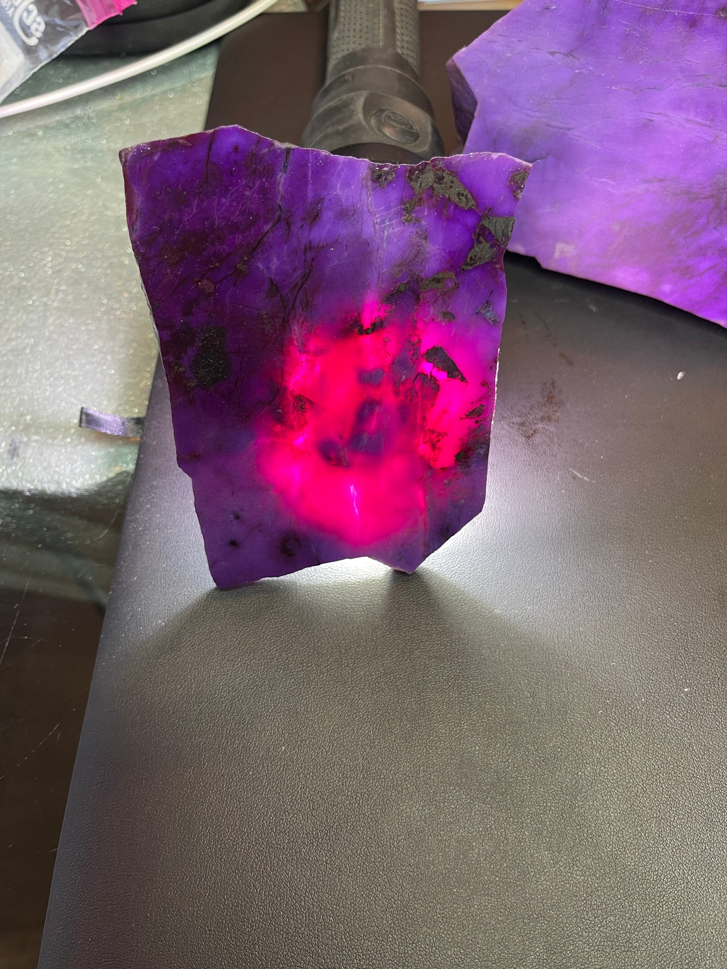 Sugilite Gel Rough SLAB 450 Carats