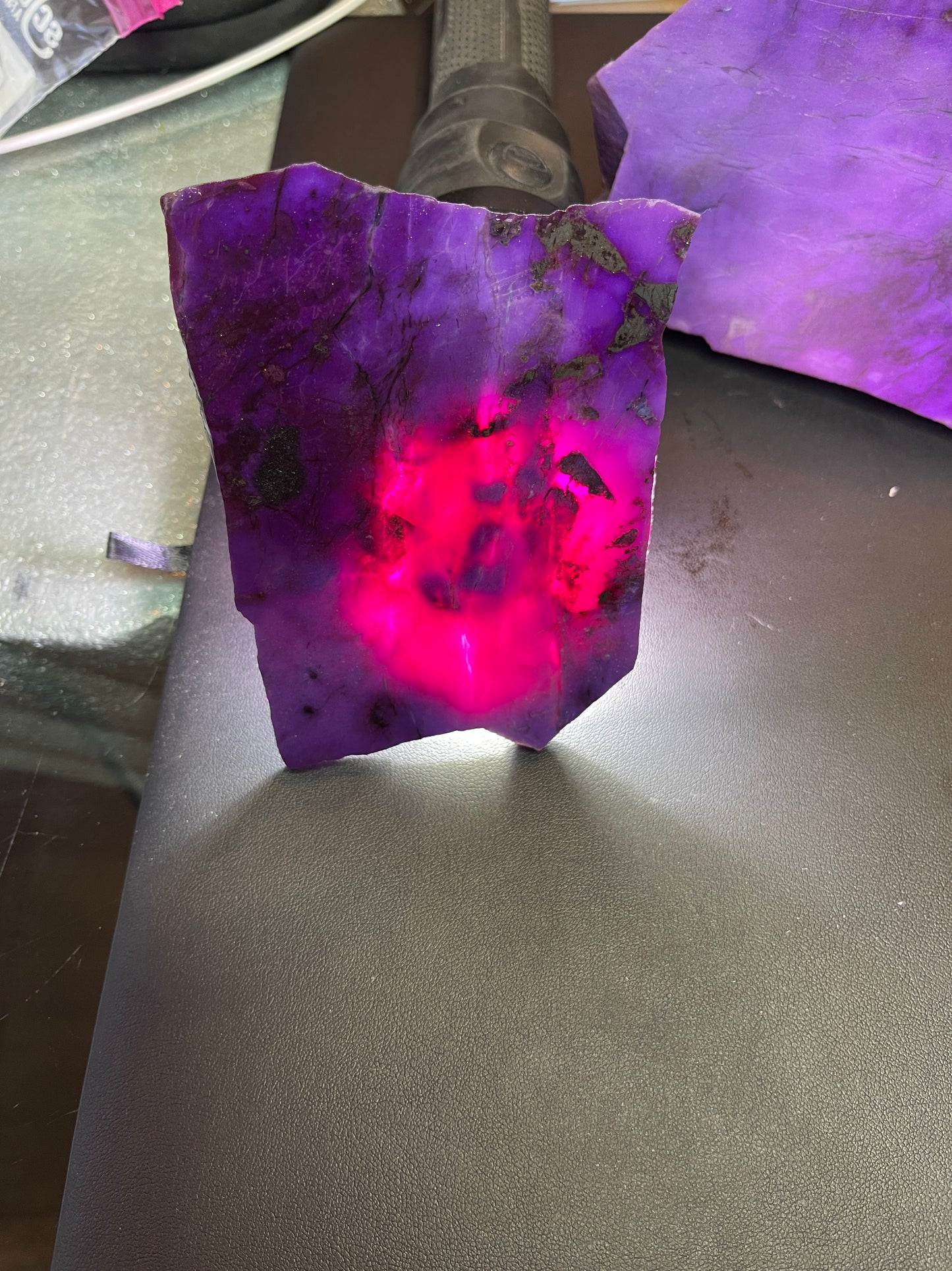 Sugilite Gel Rough SLAB 450 Carats