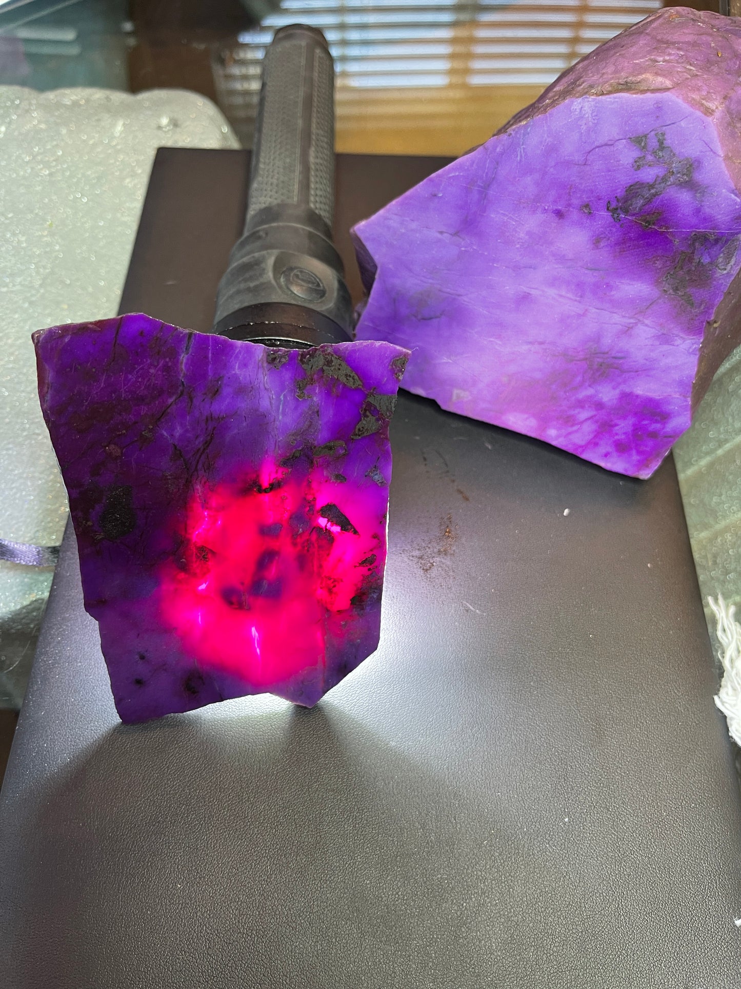 Sugilite Gel Rough SLAB 450 Carats