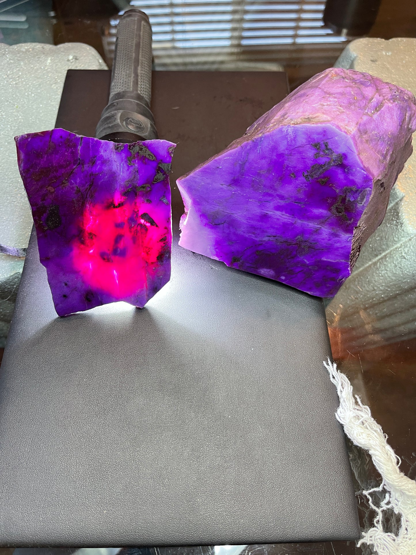 Sugilite Gel Rough SLAB 450 Carats