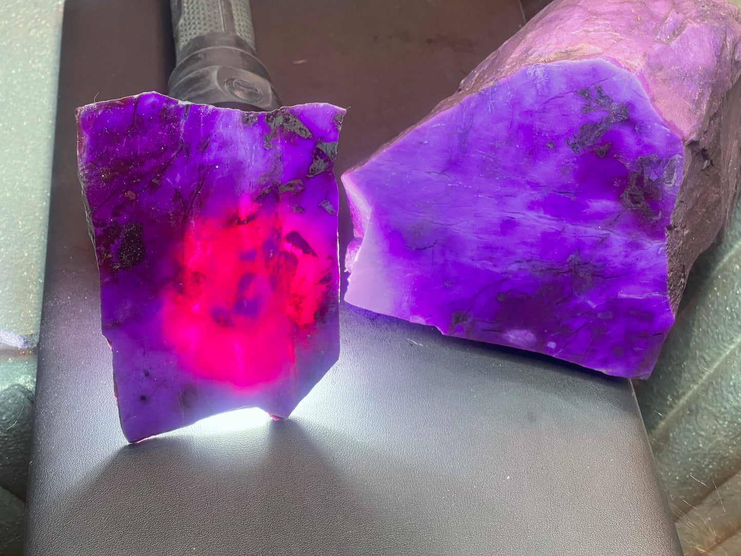 Sugilite Gel Rough SLAB 450 Carats