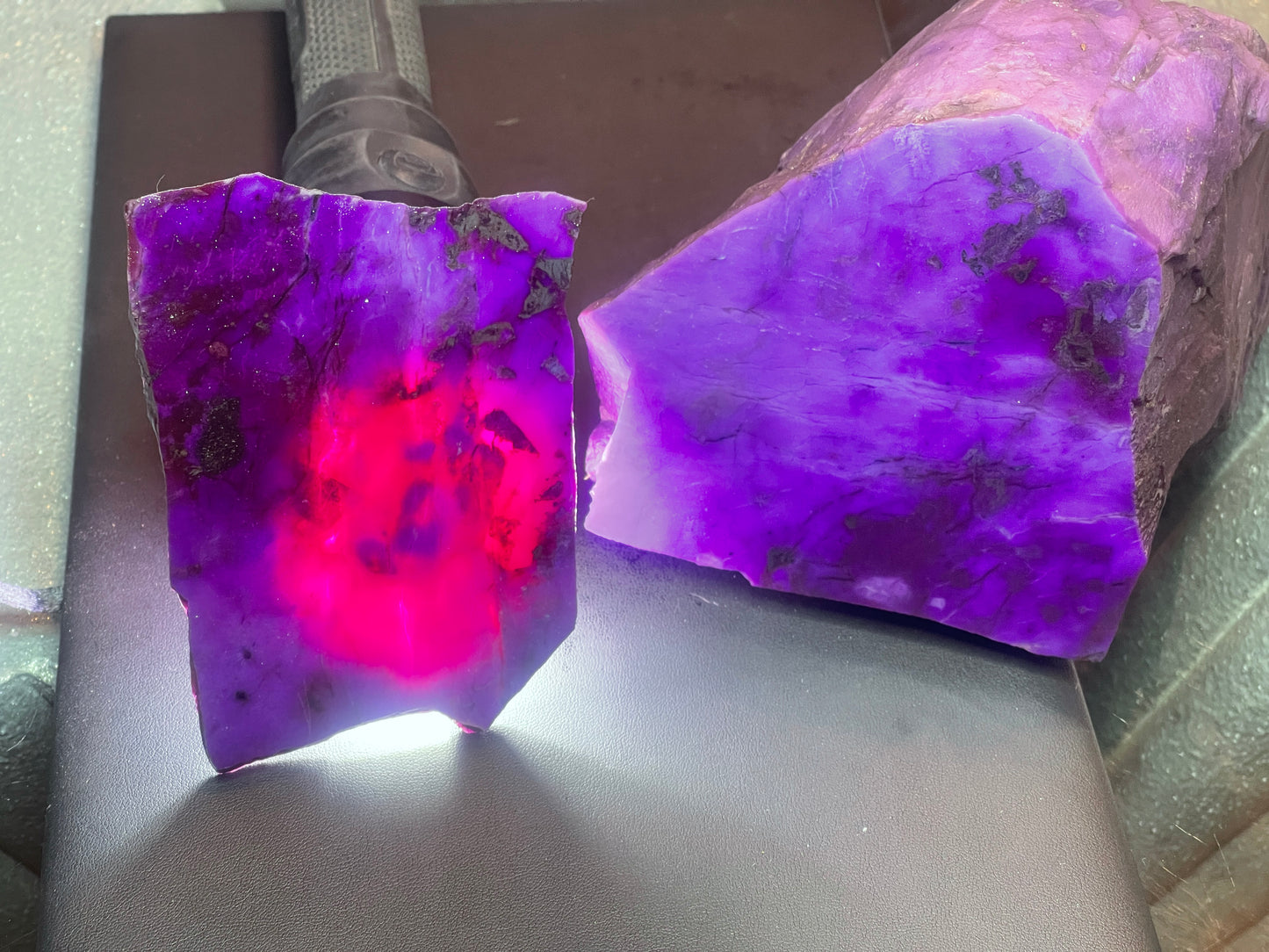 Sugilite Gel Rough SLAB 450 Carats