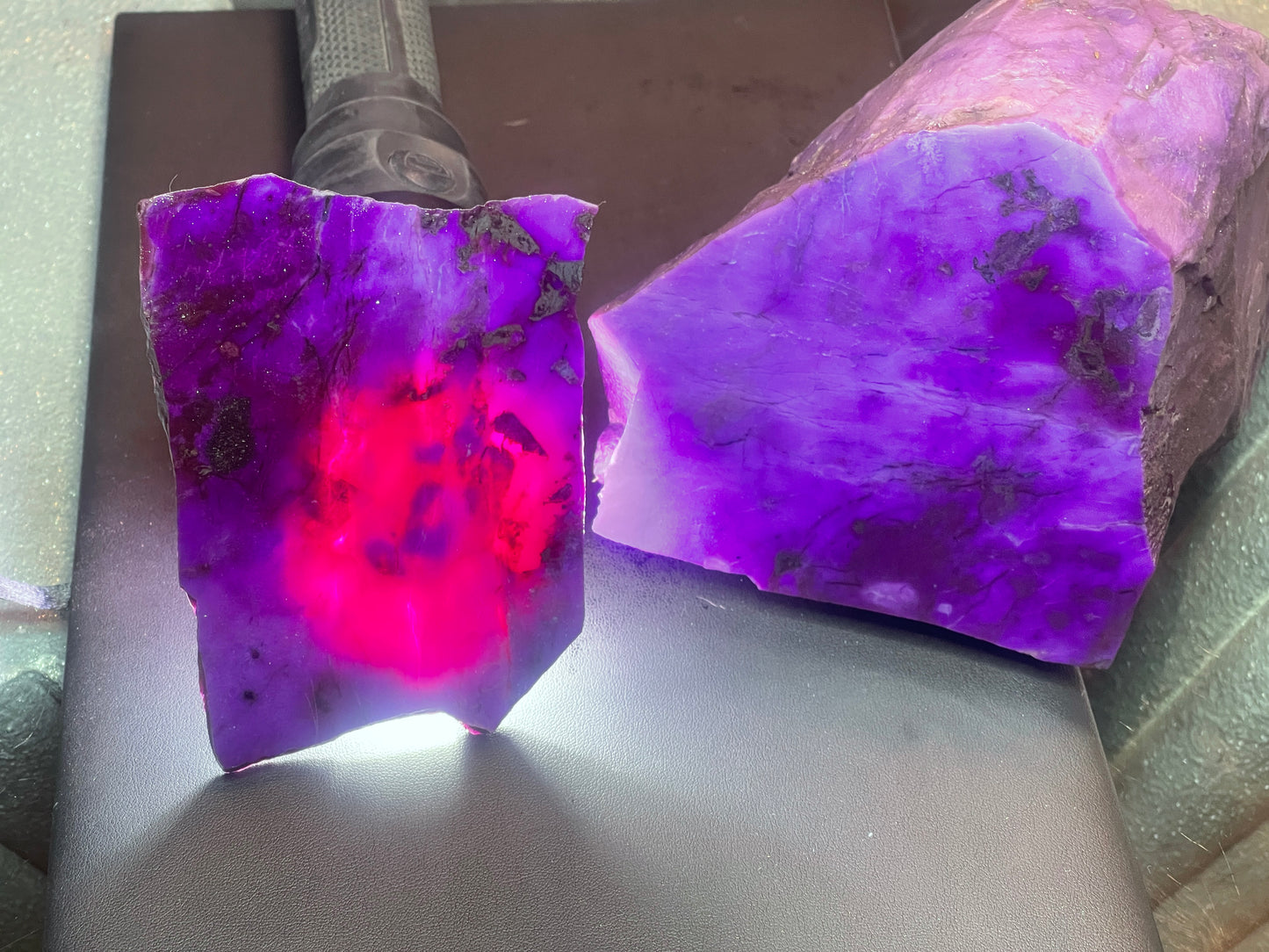 Sugilite Gel Rough SLAB 450 Carats