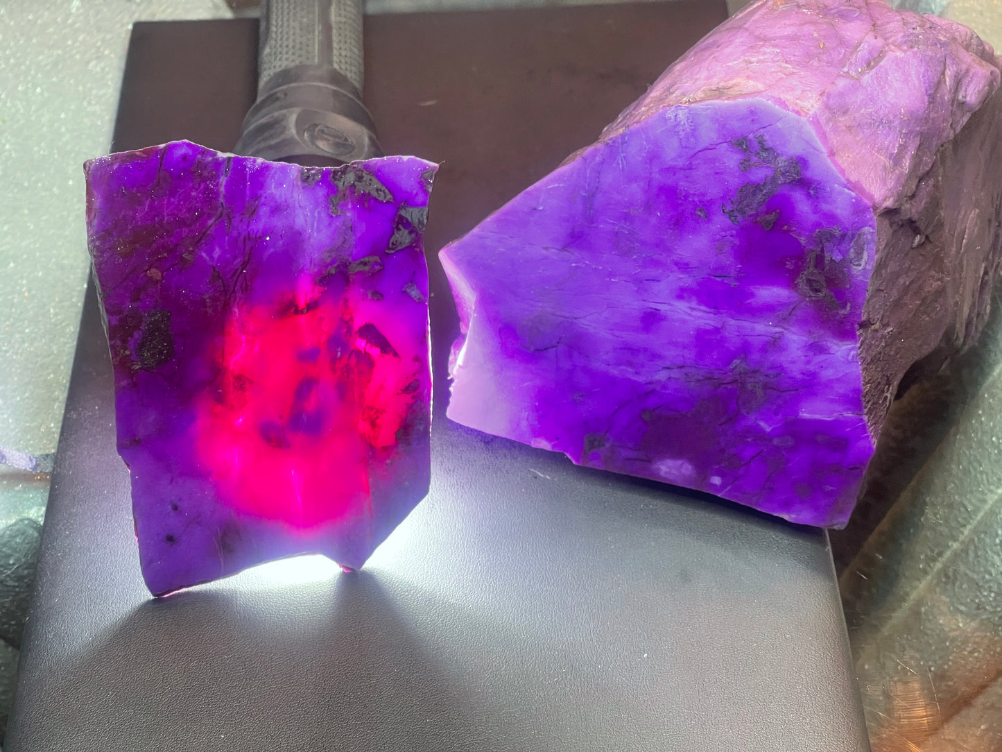 Sugilite Gel Rough SLAB 450 Carats