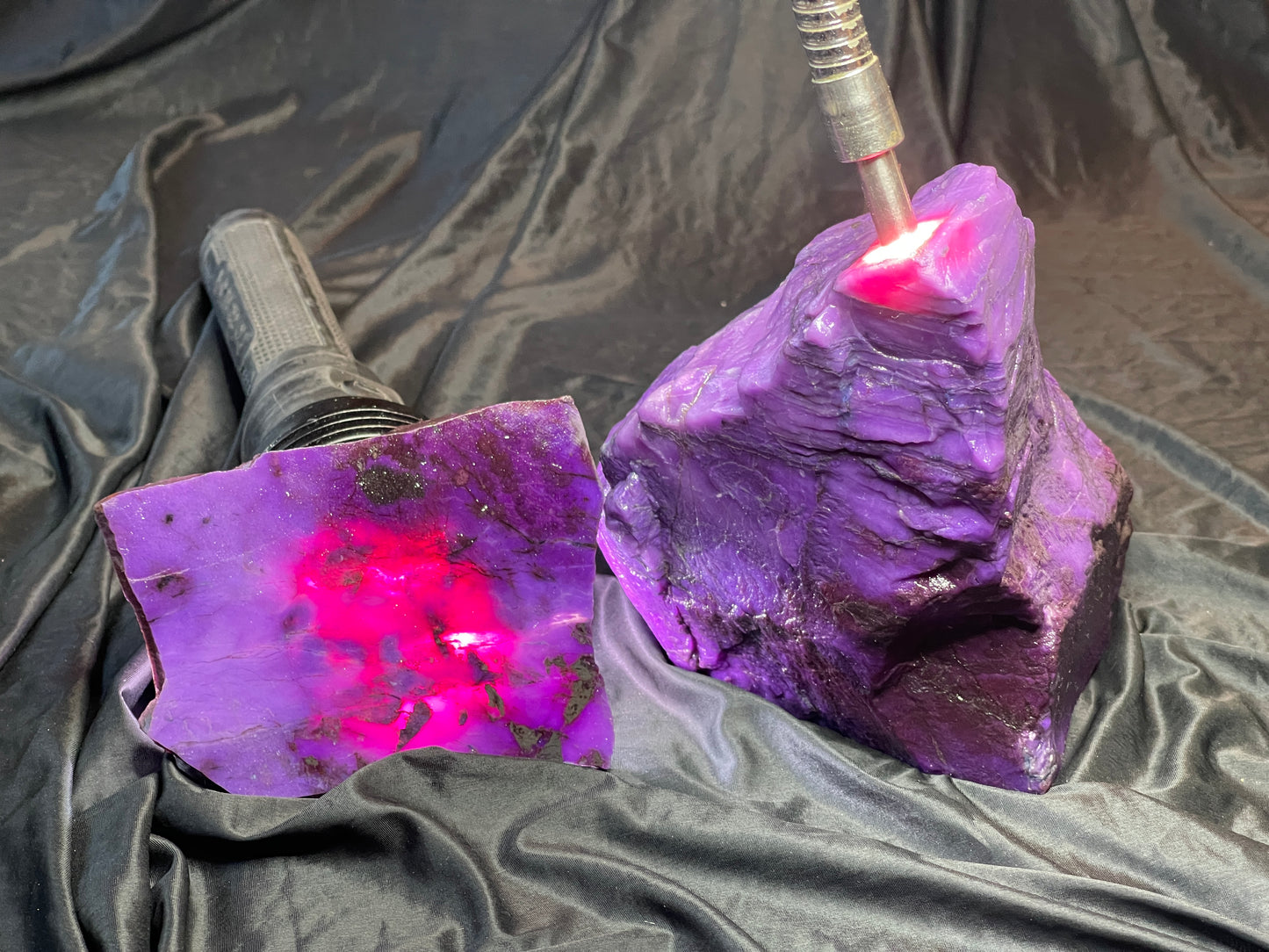 Sugilite Gel Rough SLAB 450 Carats