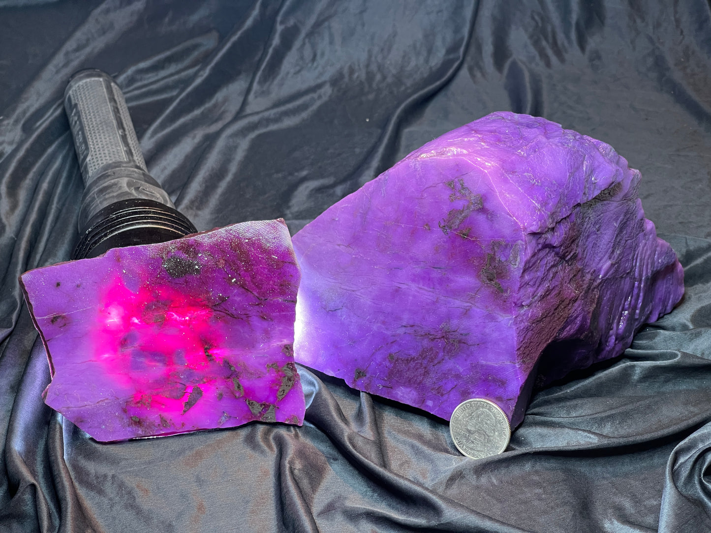 Sugilite Gel Rough SLAB 450 Carats