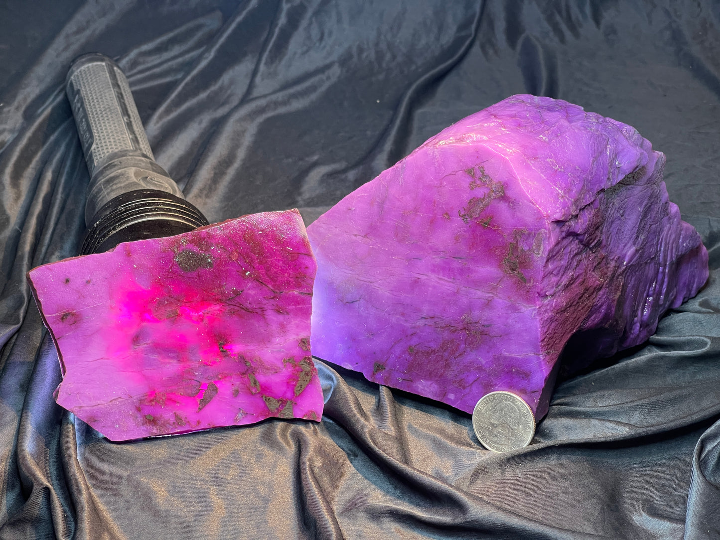 Sugilite Gel Rough SLAB 450 Carats