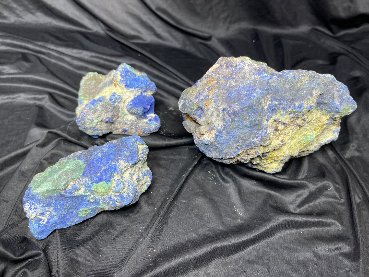 Azuriite Rough Parcel - 1567 grams