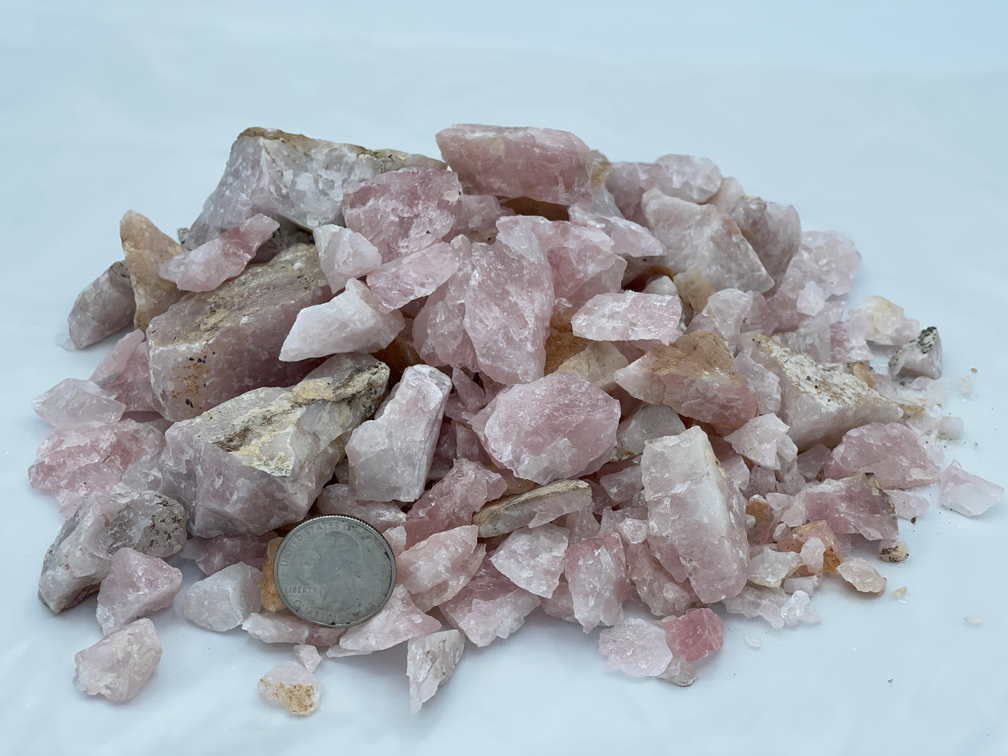 Rose Quartz Rough Parcel  - 1 kilo