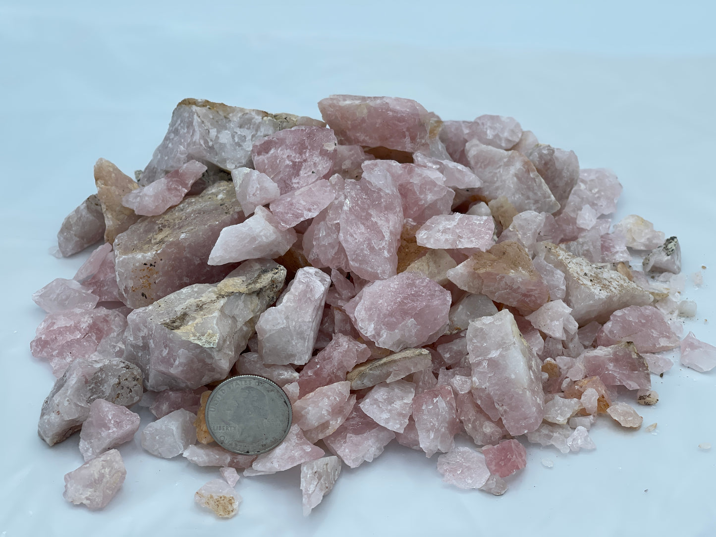 Rose Quartz Rough Parcel  - 1 kilo