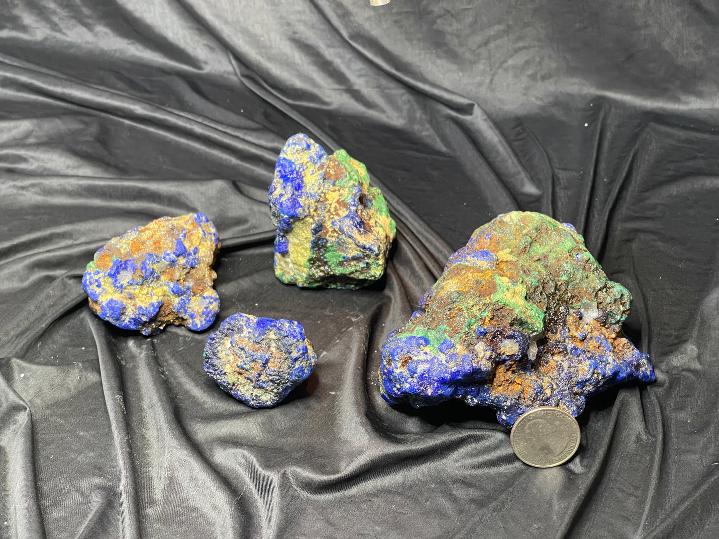 Azurite Rough Parcel - 1005 grams