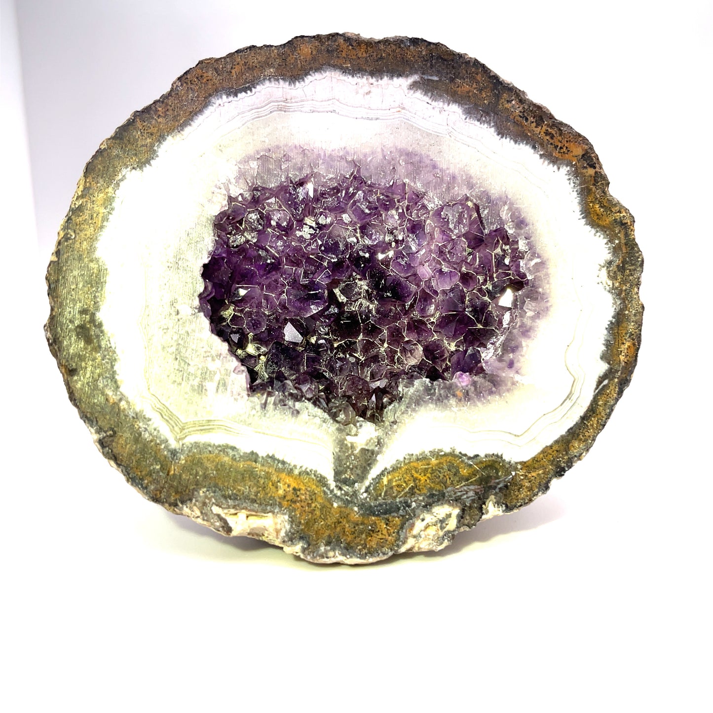 Amethyst Geode Half Cut