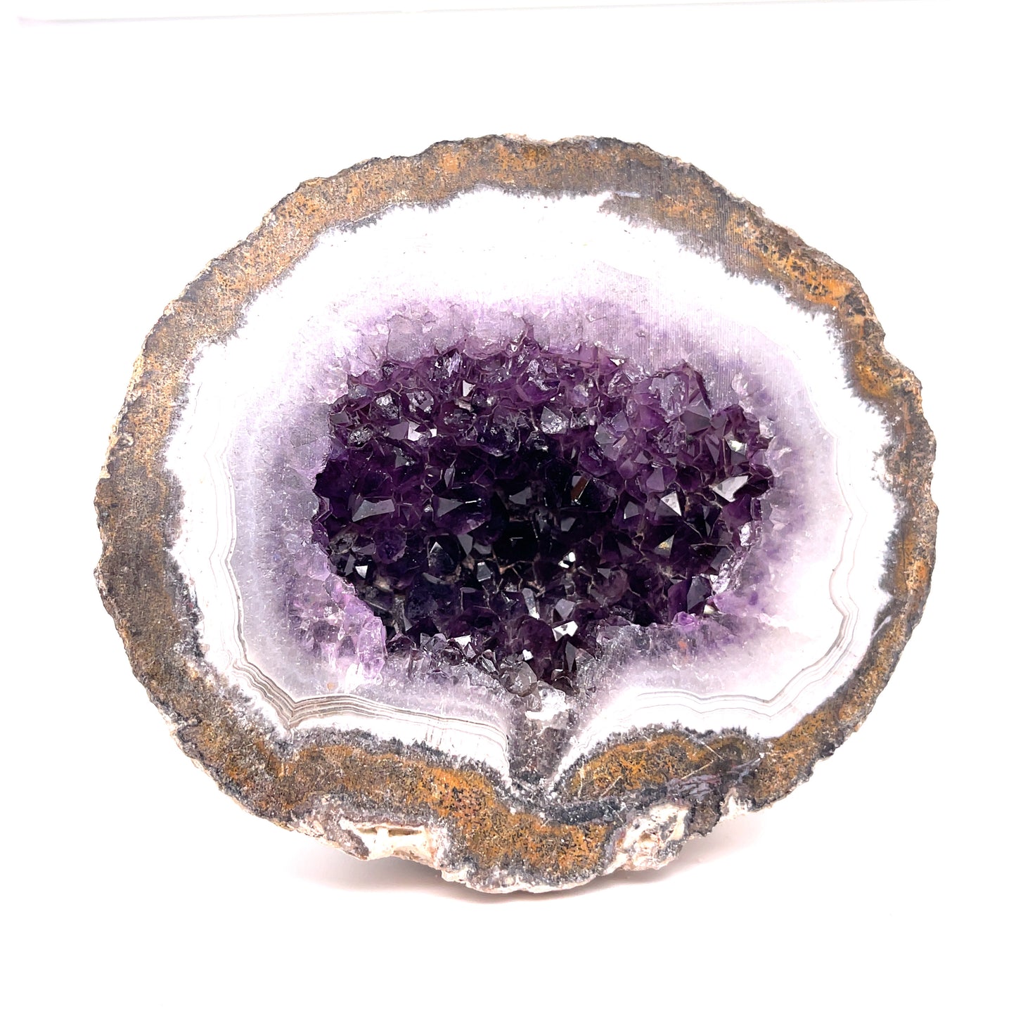 Amethyst Geode Half Cut