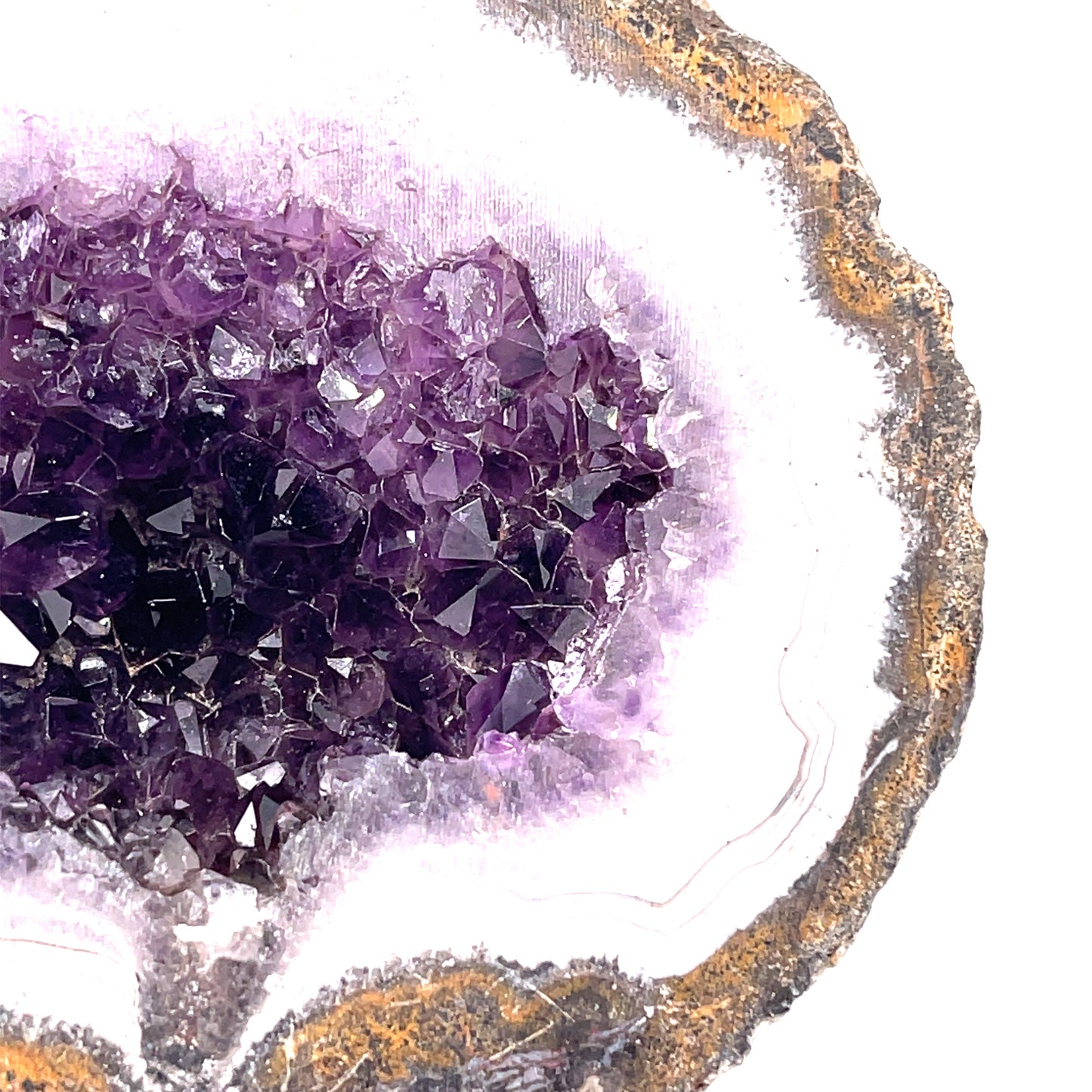 Amethyst Geode Half Cut