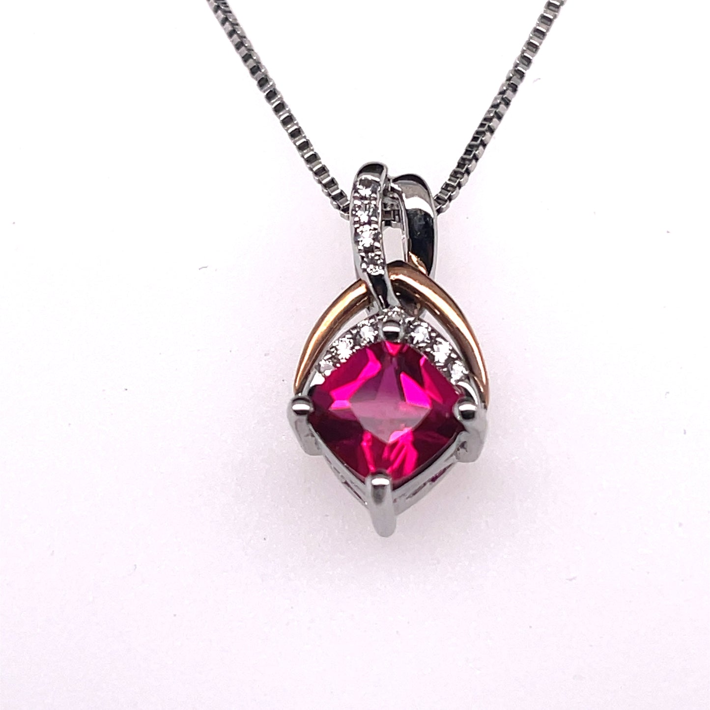 Tourmaline in Sterling Silver Necklace