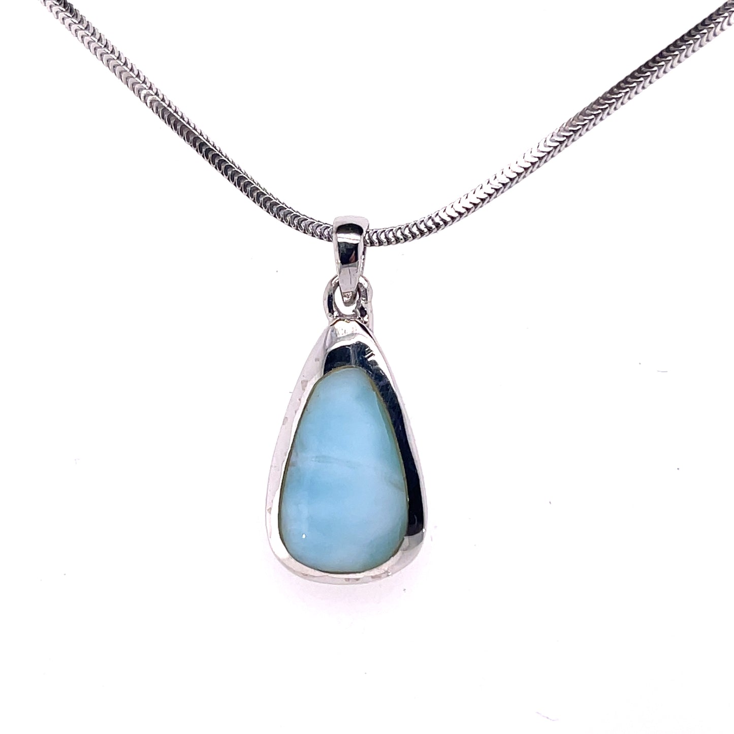 Larimar in Sterling Silver Necklace