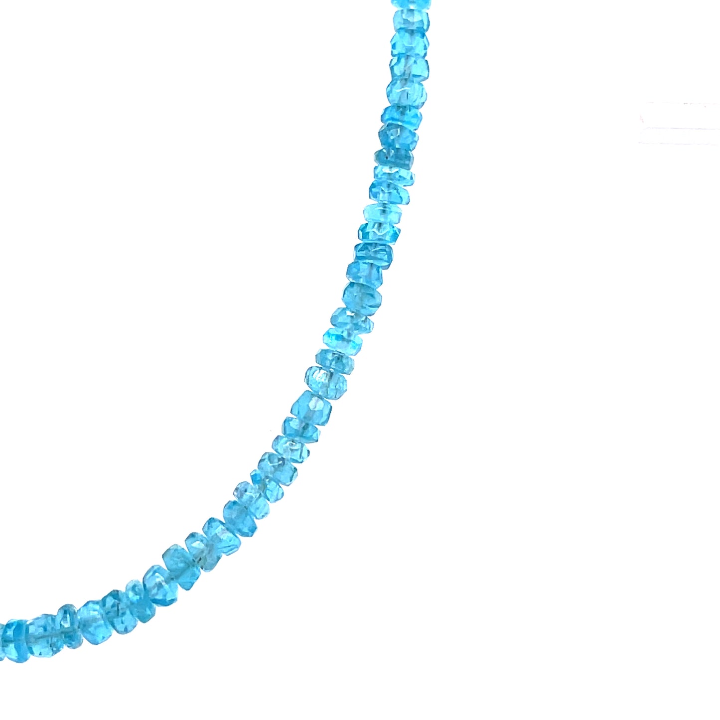 Aquamarine Bead Necklace