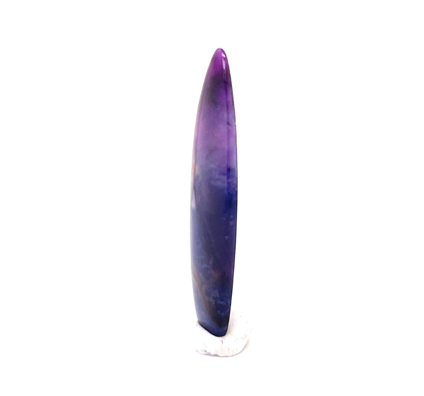 Sugilite & Richterite Freeform Cab “Surfboard”